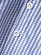 Striped Shirt, Cable Knit Vest &amp; Classic Khaki Pants Set